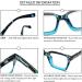 MMOWW Oversized Reading Glasses for Women 3 Pack - Blue Light Blocking Computer Readers +1.5 x Magnification - Buy Online on GoSupps.com