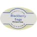 Eclectic Lady Blackberry Sage Shampoo Soap Bar with Pure Argan Oil Silk Protein Honey Protein and Extracts of Calendula Flower Aloe Carrageenan Sunflower - 4 oz Bar