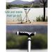 Folding Cane Chair Stool-Style Walking Stick Cane with Seat with LED Lights Collapsible Folding Stools for Adults and Seniors Travel Friendly Surprise Gift - Buy Online on GoSupps.com