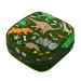 Menstruation pad bag with zipper women's napkin bag tampons collecting bags for women and girls (dino dinosaurs-coating)