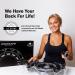 Johan & John Smart Weighted Hula Hoop - Infinity Hoop for Weight Loss & Fitness - Scandinavian Design - 28 Detachable Knots - Carrying Bag - Black - Buy Online on GoSupps.com