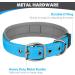 Joytale Extra Large Dog Collar - Softly Padded Neoprene Nylon Reflective Baby Blue XL (1 Pack) - Buy Online on GoSupps.com