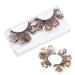 White False Eyelashes for Halloween & Cosplay | Natural Look Anime Makeup | D03-Brown Tiger Print - Buy Online on GoSupps.com
