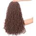 Xtrend 7Packs Nu Soft Locs Crochet Hair 24 Inch Dark Brown Natural Goddess Distressed Faux Locs Soft Locs Wavy Dreadlock Crochet Braids Hair Extensions 18strands/pack for Black Women 30# 24 Inch (Pack of 7) 30# New Soft Locs - Buy Online on GoSupps.com