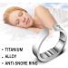 Titanium Steel Anti-Snoring Ring | Acupressure Natural Therapy Snoring Aid | Insomnia Solution (Extra Small) - Buy Online on GoSupps.com