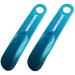 SIMPLECOOL Plastic Shoe Horn, Portable Travel Shoe Horns. Durable Shoe Spoon Shoe Helper for Men Women Seniors Kids. Blue/7.5"