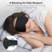 Gritin 100% Blackout Sleep Eye Mask - Ergonomic 3D Design for Men & Women | Ultra Soft Pressure-Free & Eyelash Friendly Night Blindfold - Buy Online on GoSupps.com