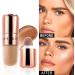  Beliky Girl Liquid highlighter face bronzer with pillow applicator natural shimmer finish light cream and gradient brightening face makeup #Eros - Buy Online on GoSupps.com