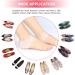 4 Pairs Silicone Heel Protectors for Heel Pains, Cracked Heels, Spurs - Unisex Gel Heel Cups for Plantar Fasciitis - Stocking Stuffers - Buy Online on GoSupps.com