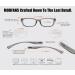 Modfans 4 Pack Reading Glasses +1.75 for Men & Women | High-Quality Comfortable Rectangular Reading Aid in 4 Colors - Buy Online on GoSupps.com