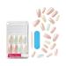 KISS GLAM Fantasy Collection - Partys Over | 28 Artificial Nails Gel Nails Glue & Manicure Tools for International Shipping - Buy Online on GoSupps.com