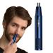 yanzisura Nose and Ear Trimmer for Men Eyebrow Trimmer for Men Eyebrow Trimmer Hair Clipper 2in1 for Face Beard Foot Hand Hair Easy Cleaning Nose Clipper Hair Tool for Blue Nose