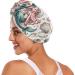 Buy Beautiful Mermaid Pearl Shell Hair Towels 2 Pack Super Absorbent Quick Dry Hair Turbans with Button Twisty Wrap for Women & Girls | International Shipping Available - Buy Online on GoSupps.com