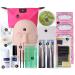 Buqikma 14PCS Lash Extension Kit with Glue Professional False Eyelashes Extension Kit Practice Exercise Glue Tool with Makeup Mannequin Head Extension Starter Kit for Makeup Practice and Graft (14PCS)