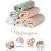 Konssy 6 Pack Baby Muslin Washcloths - 100% Cotton, Soft & Comfy for Newborns, Infants, Boys & Girls - Light Color - 11x11 - Set of 6 - Buy Online on GoSupps.com