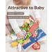 Crinkle Soft Baby Books 0-6 Months 3D Touch Feel Cloth Books for Babies Chewing Soft Books for Babies 0-6 Months Sensory Toys 0-6-12 Months Stroller Toys for Baby Girl Boy Gift(tails) - Buy Online on GoSupps.com