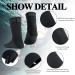 MOVOYEE 3mm Neoprene Anti-Slip Beach Volleyball Dive Socks - High Cut Wetsuit Booties for Water Sports - Black - Buy Online on GoSupps.com