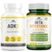ALPHA RISE ADK 5 Vitamin Supplement + Beta Sitosterol - Natural Plant Sterols