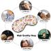 LynaRei Modern Floral Sleeping Mask - Adjustable Blindfold for Blocking Lights - Style-5 - Buy Online on GoSupps.com