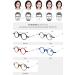 Lanomi Mini Reading Glasses - Blue Light Filter Compact & Foldable Aid for Men & Women - Small Glasses with Black Pocket Etui (2.0x) - Buy Online on GoSupps.com