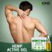5kind Hemp Gel with Rosemary Cocos Oil Camphor & Menthol High Strength Formula for Back Muscles Feet Knees Neck & Shoulders - 200ml - Buy Online on GoSupps.com