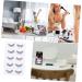 minkissy 5 Pairs False Eyelashes Eyelash Glue False Lashes Handmade Eyelashes Elf Eyelashes Artificial Eyelashes Wispy Eyelashes Cosmetic Eyelashes Tool Artificial Fiber Cross Section 3d - Buy Online on GoSupps.com