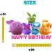 PC Sunny Bunnies Birthday Cake Topper - Kid's Delight for a Hoppin' Celebration! Sunny Bunnies 3 - Buy Online on GoSupps.com