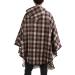Hooded Blanket Shawl Lightweight Wheelchair Blanket Double Layer Half Blanket Semi-Recumbent Softness for Home Use - Buy Online on GoSupps.com