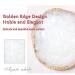 Premium Nail Art Palette - DIY Nail Polish Tool with Golden Edge for Creative Manicure Designs - Buy Online on GoSupps.com