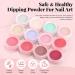 Dipping Powder 6 ColorsKit for DIY Nail Art No Need for Lighting Simple Operation Long Lasting for Beginner Nail Salon Home DIY color04 - Buy Online on GoSupps.com