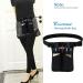 Tuhaoge Massage Bottle Bag - Dual Massage Oil Holster for Therapists | Black Lotion Carrier - Buy Online on GoSupps.com
