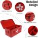 Ctomche First Aid Storage Box Dog Medicine Container Box Medicine Storage Chest with Lid Vintage Medicine Storage Organizer for Dog Medicine Storage Bins with Compartments 7.6L - Buy Online on GoSupps.com