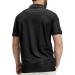 MIER Men's Regular-fit Golf Polo Shirt - Fashionable Casual Collared T-Shirt for Golfers - Black, Size Large - Buy Online on GoSupps.com