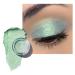 Oulac glitter eyes shadow mint green |High pigmented fine texture |Waterproof & durable |Metallic shimmering finish |Interior & wrinkle-free eye makeup |Vegan & Cruelty-Free |06g (16) cyber mint (16)