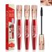 Yanqina Super Long Mascara 4d Waterproof and Sweat Proof Mascara Super Long Luxurious Mascara Stereo Lengthening Mascara Yanquina Drying and Not Sticky Mascara for Women 3pc