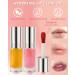 Lip Glow Oil Kit | 3 Colors Moisturizing Tinted Lip Gloss | Hydrating Comfort Oil Lip Tint & Stain | Non-sticky Glow Reviver Lip Care for Women - Buy Online on GoSupps.com