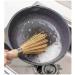 2PCS Natural Bamboo Wok Brushes Kitchen Cleaning Brush Pan Brush Grill Scrubbing Cleaning Brush - Buy Online on GoSupps.com