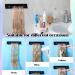 11.6 Inch Hair Extension Holder - Styling Tool for Weft, Clip-In, Tape-In Extensions (Natural Black) - Buy Online on GoSupps.com