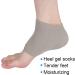 Angrek Heel Socks - 2 Pack Elastic Gel Moisture Socks | Breathable Toeless Spa Socks for Cracked Heels - Buy Online on GoSupps.com