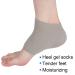 Moisturizing Heel Socks - Skin-Friendly Wear-Resistant Hydrating 2-Part Design for Dry Skin Care - Buy Online on GoSupps.com