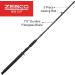 Zebco Big Cat 7-Foot Casting Fishing Rod - Medium-Heavy Power, Fiberglass Pole with High-Visibility Tip and Extended EVA Handle - Buy Online on GoSupps.com
