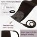 Runature 12-Inch Real Hair Ponytail Extension - Darkest Brown 70g Braid for Stunning Hairstyles - Buy Online on GoSupps.com