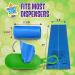 Mighty Clean Baby Disposable Diaper Bags with Light Powder Scent (72 Bags - Refill Rolls) - Convenient & Scented Diaper Disposal Solution - Buy Online on GoSupps.com