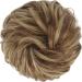 FESHFEN Messy Bun Hair Piece Scrunchie Updo Hair Extension in Brown & Blonde - 38g - Buy Online on GoSupps.com