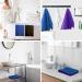 3 Pieces African Bath Sponge African Net Long Net Bath Sponge Exfoliating Shower Body Scrubber Back Scrubber Skin Smoother Great for Daily Use (Brown Blue Purple) - Buy Online on GoSupps.com