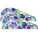 Purple Green Blue Watercolor Floral Hair Towel 2 Pack | Super Absorbent Quick Dry Hair Turbans for Women & Girls - Buy Online on GoSupps.com