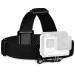 SSE Adjustable Head Strap Camera Mount for All GoPro - Waterproof GoPro Case with Secure Head Strap for GoPro Camera