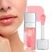 Lip Glow Oil - Lip Oil | New Formula - Lip Care  Lip Gloss - Plumping & Moisturizing | Lip Tint & Lip Makeup  Clear Lip Gloss | Transparent Color Change - Glossy Lips  Nourishing Lip Oil (Pink)