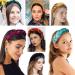 scicent Headbands for Girl's Hair Velvet Girls School Headband Fashion No Slip Head Band Hair Band hair Accessories for Women Girls Hair Accessories - Orange - Buy Online on GoSupps.com