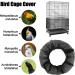 Adjustable Bird Cage Cover Seed Feather Catcher for Parakeet Macaw - 2 Pack - Buy Online on GoSupps.com